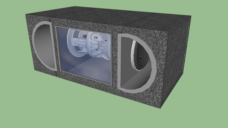 mtx jack hammer subwoofer box 3D Warehouse
