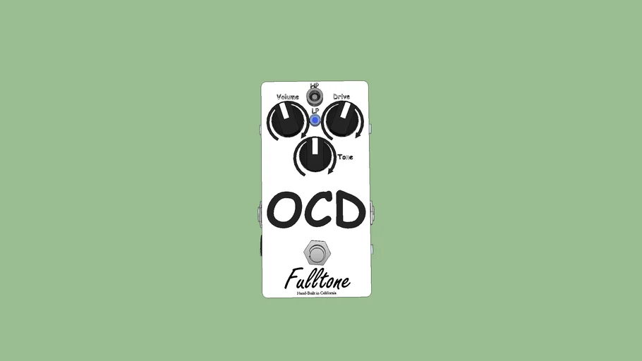 Fulltone OCD Overdrive/ Distortion 3D Warehouse