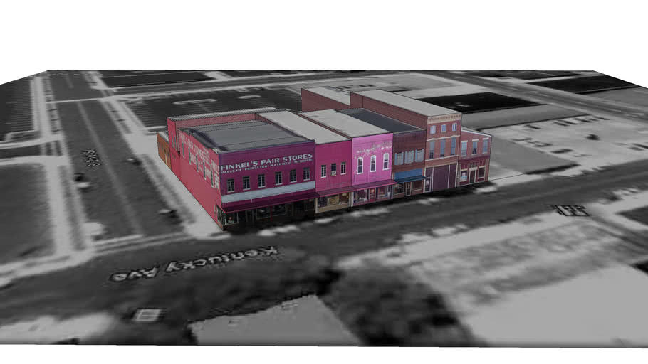 Kentucky Marine Way Alley downtown Paducah, KY 3D Warehouse