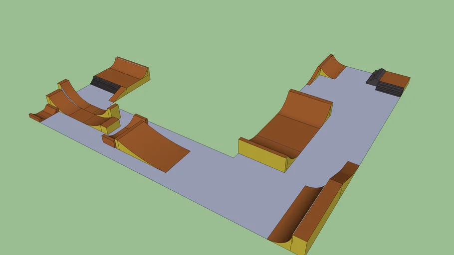 Mega skate park | 3D Warehouse