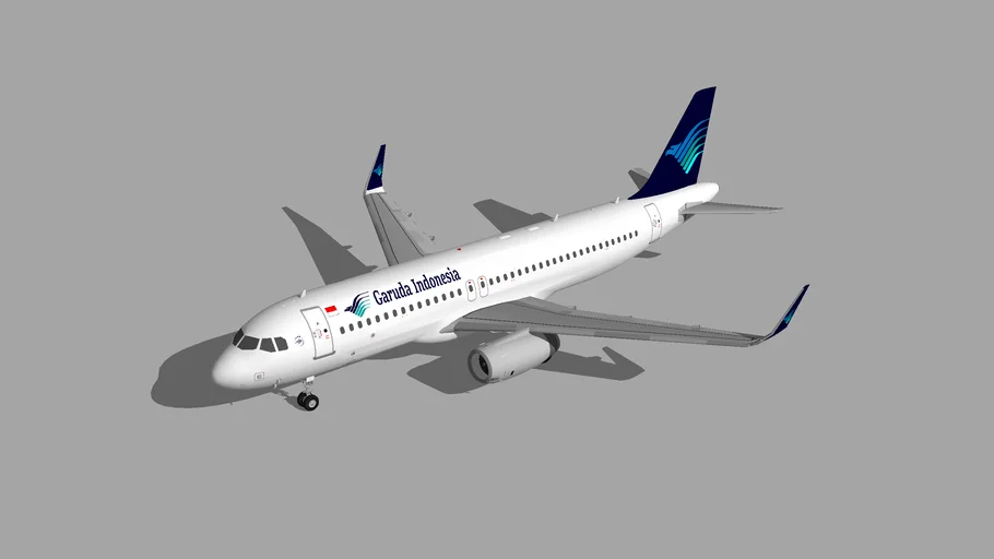 Garuda Indonesia Airbus A320-200 6 | 3D Warehouse