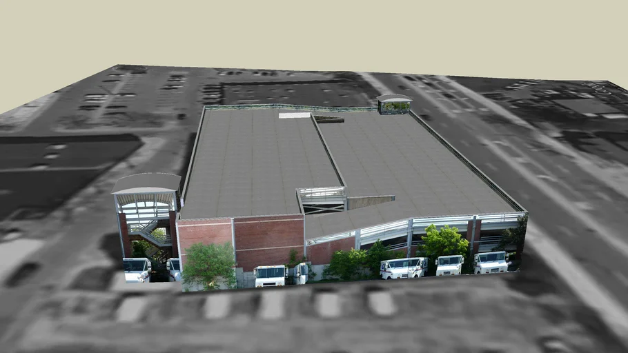 Court Street Garage 3D Warehouse