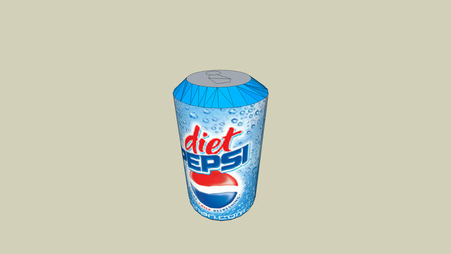 DIET PEPSI CAN | 3D Warehouse