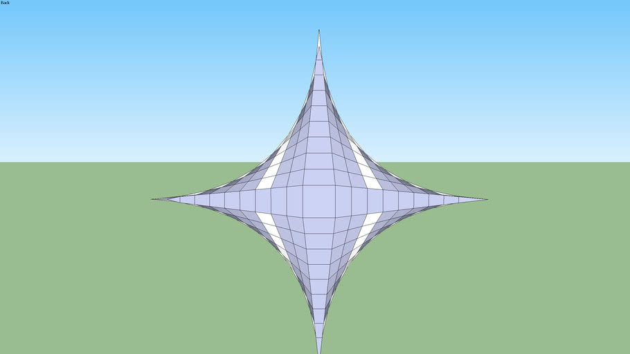 4-pointed-star-3d-warehouse