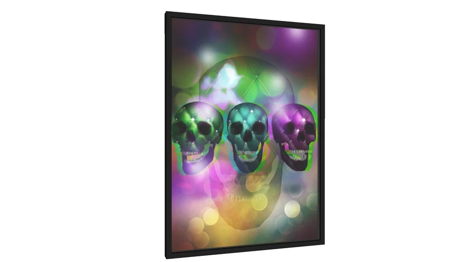 Quadro Fashion skull - Galeria9, por Farago