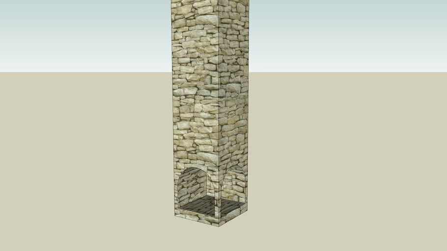 corner chimney 3D Warehouse