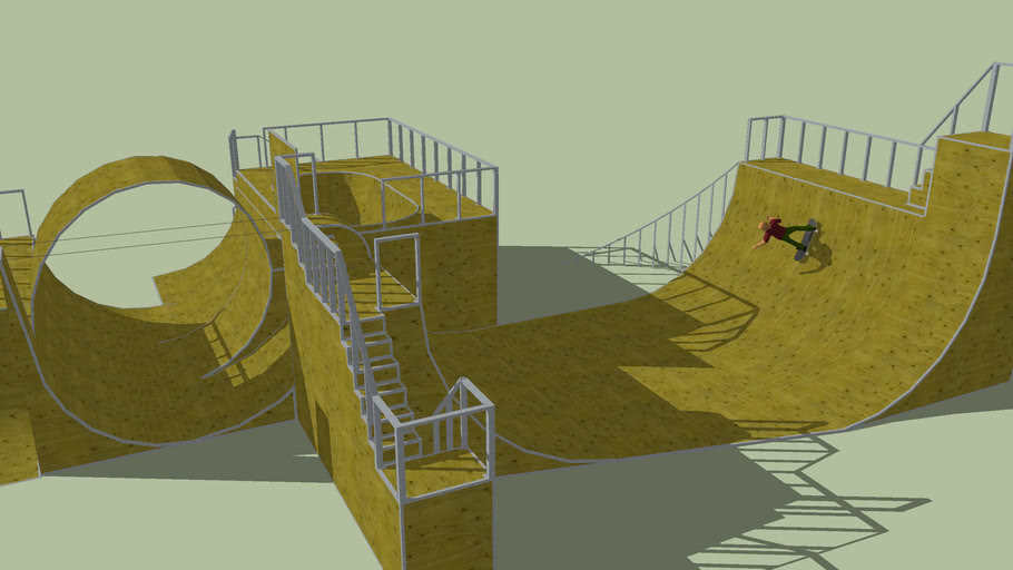 Huge skate ramp 3D Warehouse