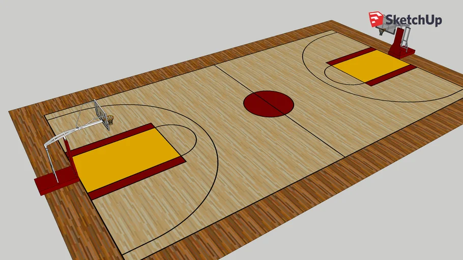 Modelo Cancha de Baloncesto (Miami Heat) | 3D Warehouse