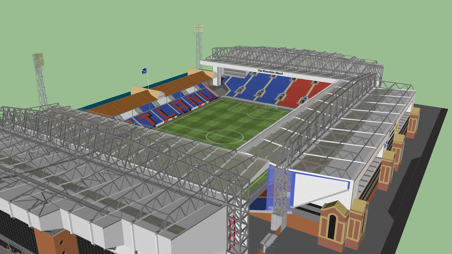 Scottish Football Stadium | 3D Warehouse