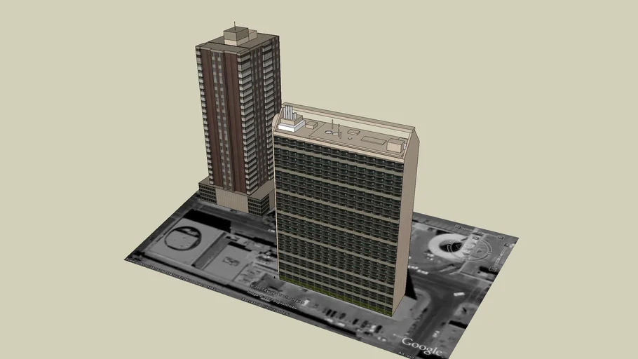 Bromley Square in Calgary. 3D Warehouse