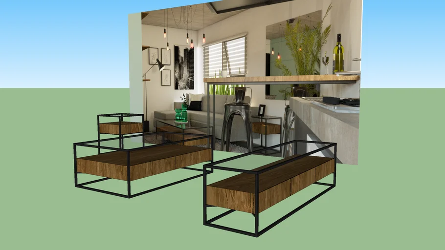 MESA DE CENTRO ADWIN | 3D Warehouse