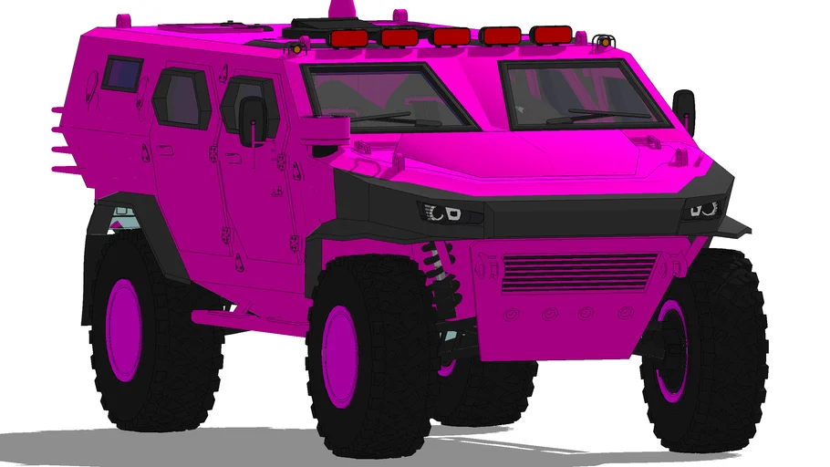 Armored Military Police Truck