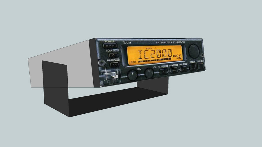 icom ic2000 | 3D Warehouse