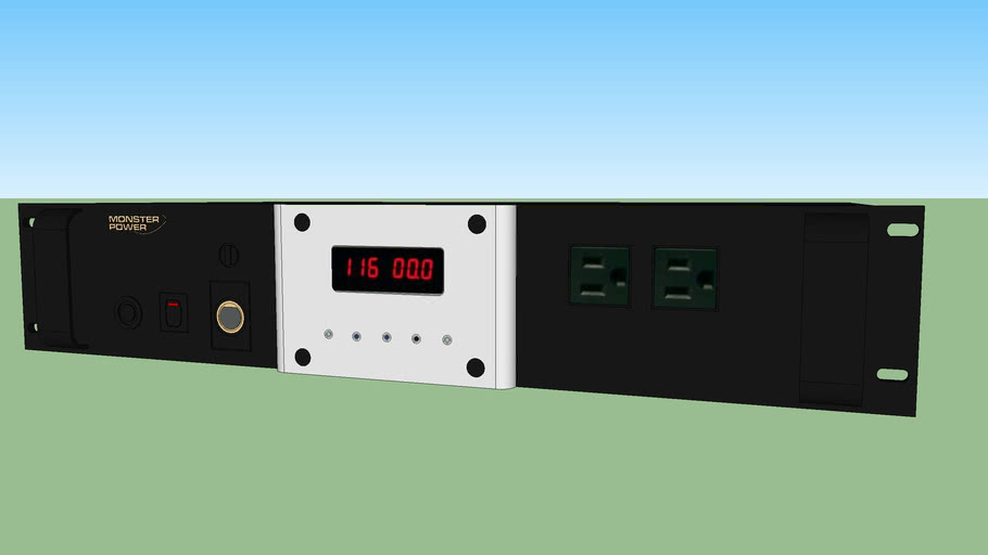 Monster Power Pro 3500 power conditioner 3D Warehouse