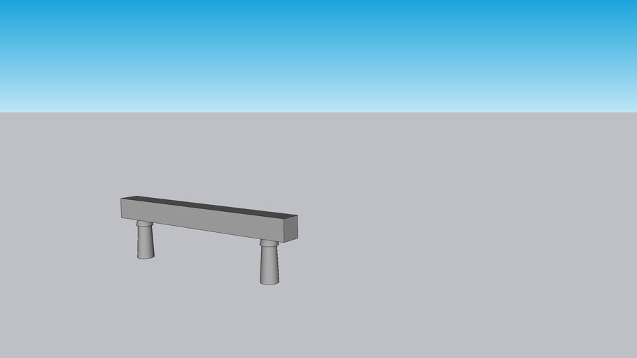 square cabinet door pull | 3D Warehouse