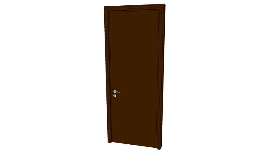 Modern Wooden Door 3'x8' | 3D Warehouse