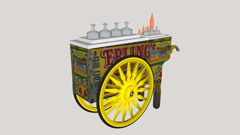 Sorbetero / Ice Cream Push Cart / Philippines 3D Warehouse