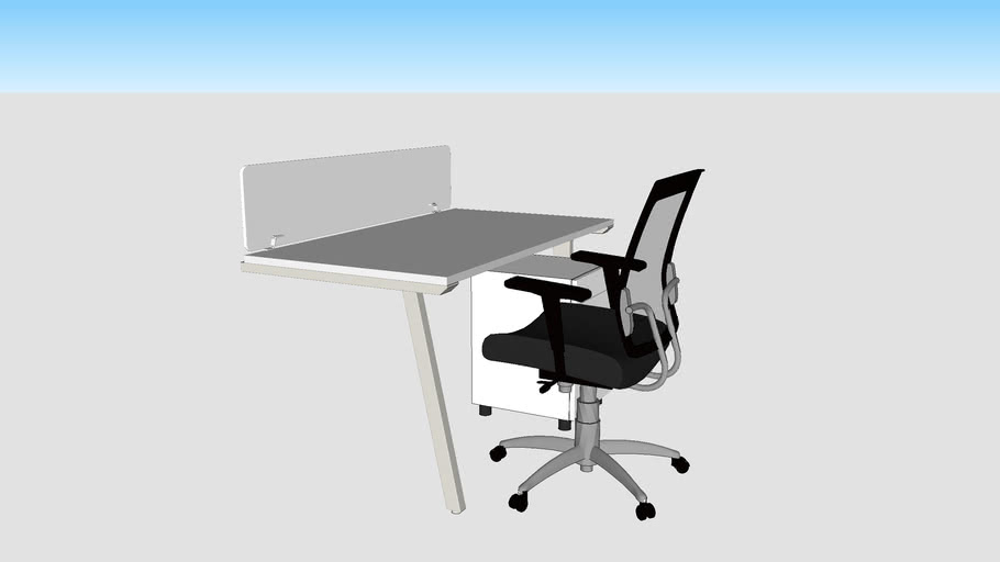 Workstation Table 3d Warehouse 5186