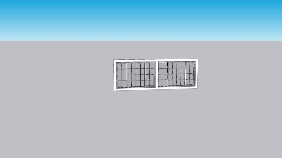 7' 6'x5'Riding Arena Window | 3D Warehouse