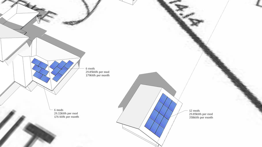 Residential Solar Layout Pyramid Style | 3D Warehouse