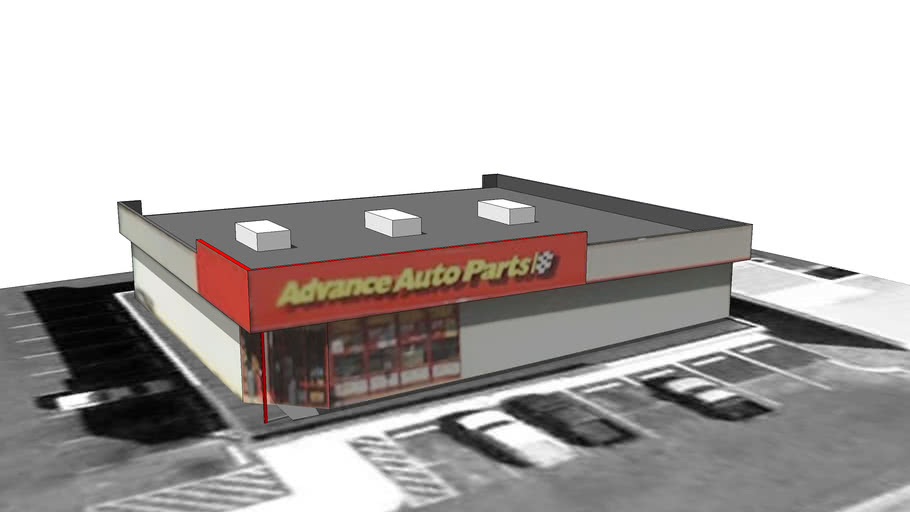 Advance Auto 21600 block Great Mills Rd 3D Warehouse