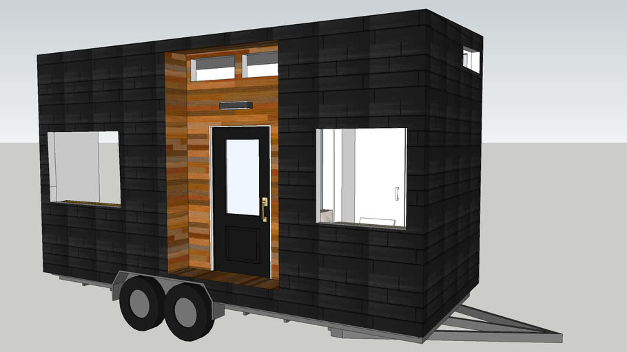 3D Warehouse Tiny House : Wooden tiny house – CJEV