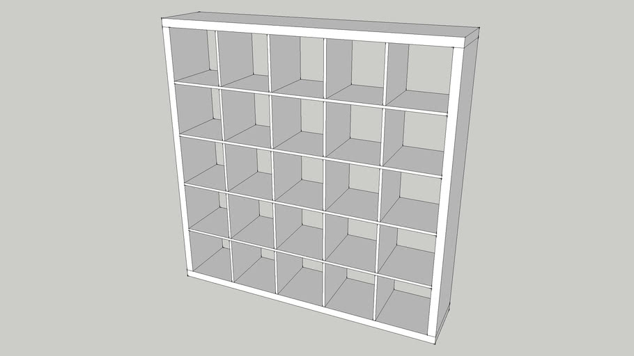 IKEA Expedit 5x5, weiß 3D Warehouse