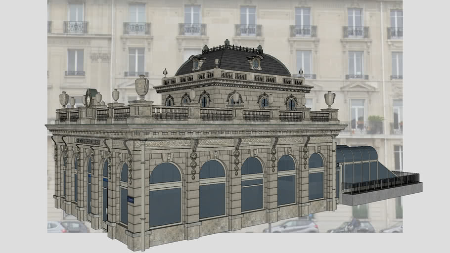 gare-de-l-avenue-foch-paris-3d-warehouse