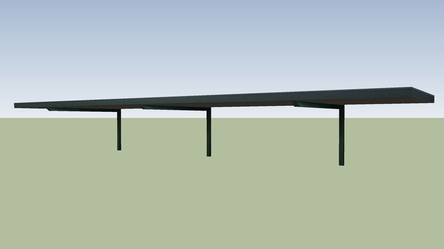 Yuma International Airport South 3 Rental Parking Shade 3D Warehouse