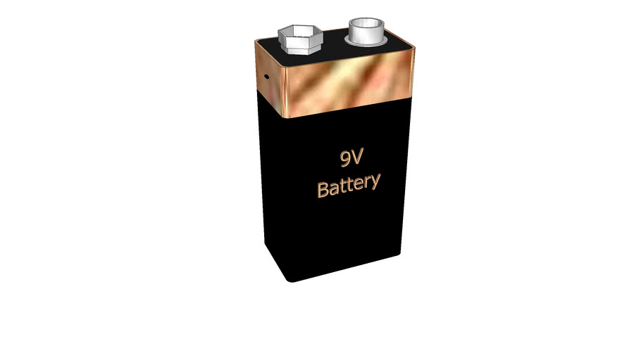 9v battery 3D Warehouse