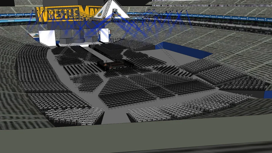 WWE Wrestlemania 29 stadium and stage