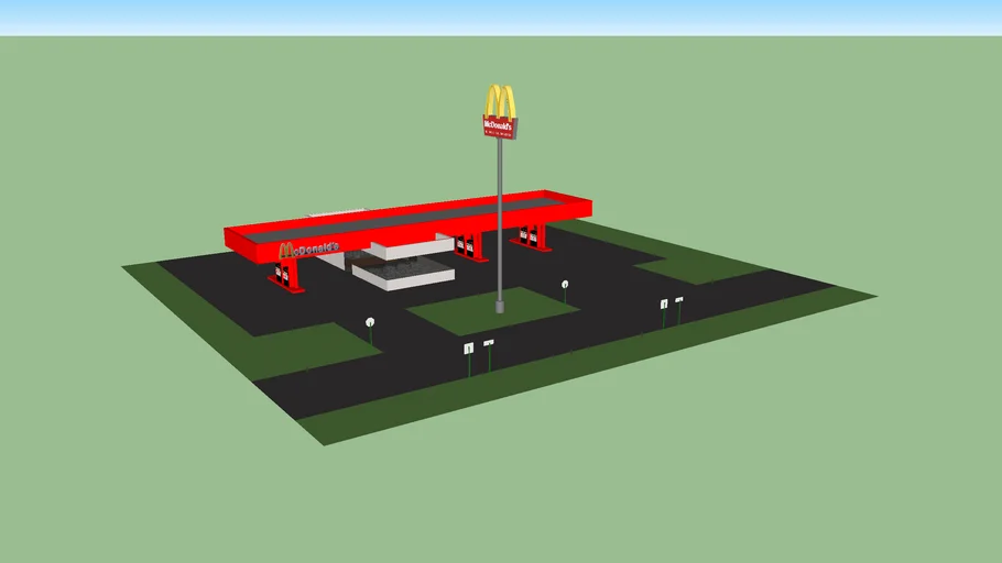 McDonald's Gas Station | 3D Warehouse