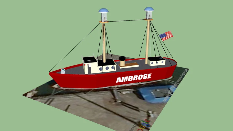 AMBROSE LIGHTSHIP MODEL