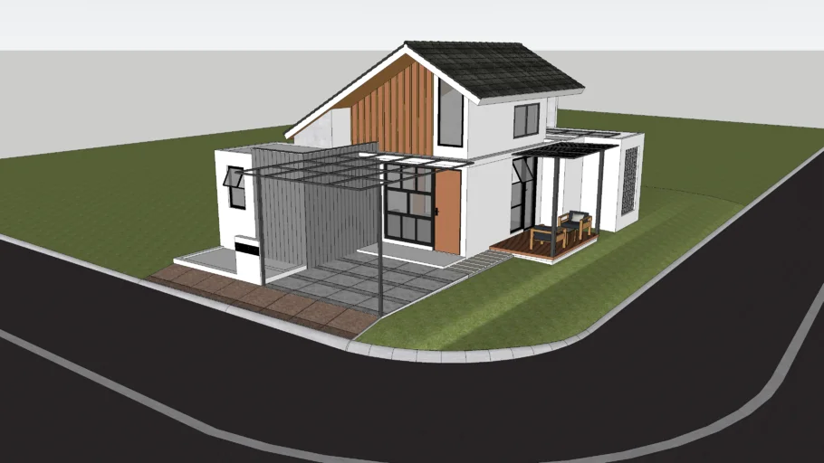 One-Storey Two Bedroom House