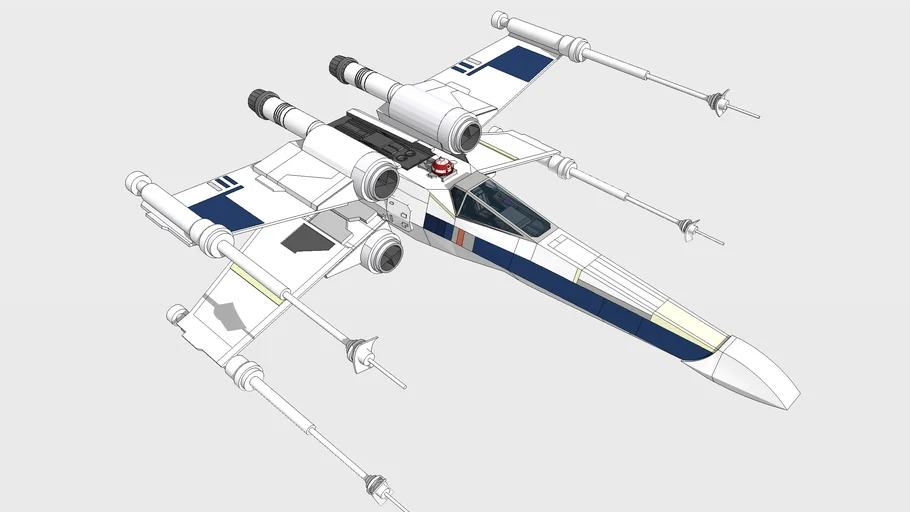 Incom T-65 X-Wing Starfighter | 3D Warehouse