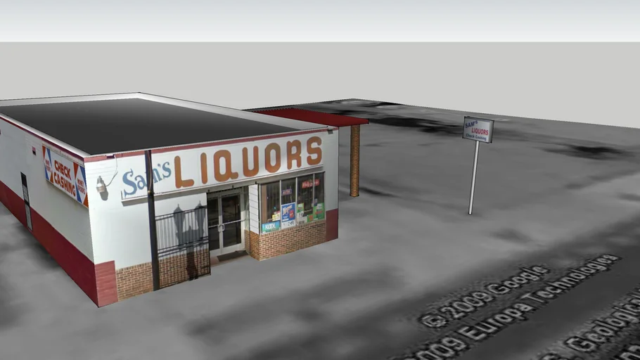 Sam's Liquor Store in Jacksonville, FL 3D Warehouse