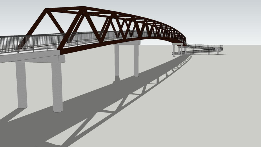 Pedestrian Bridge, Houston, TX 3D Warehouse
