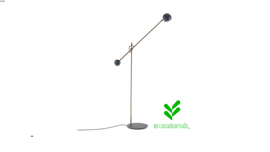 Luminária Catavento de piso Em2 Design 3D Warehouse