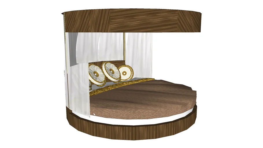 Round bed 12 3D Warehouse