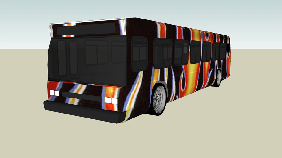 hot rod bus | 3D Warehouse