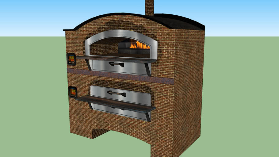 Brick Pizza Oven 3d Warehouse 9193