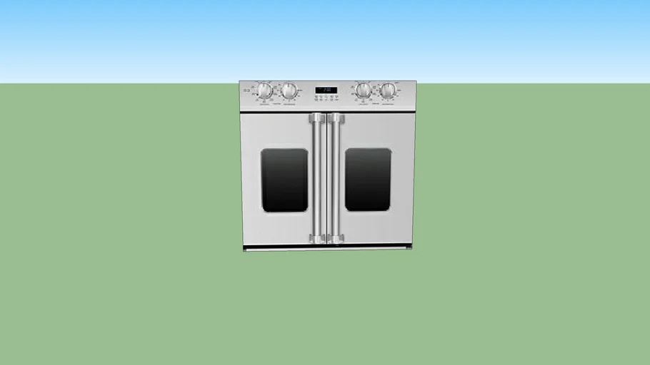 Viking Electric Double French-Door Oven 3D model