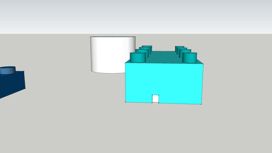 Lego Block House 3D Warehouse