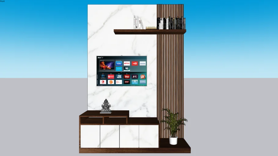 TV UNIT 3D Warehouse
