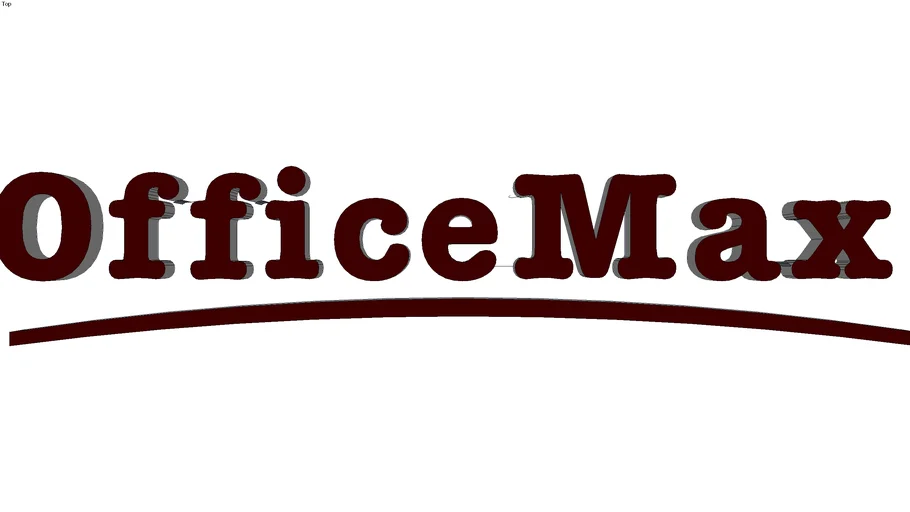 Office Max store logo 3D Warehouse
