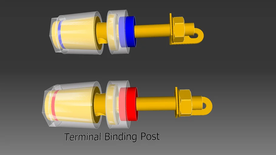 BANAN TERMINAL BINDING POST 3D Warehouse