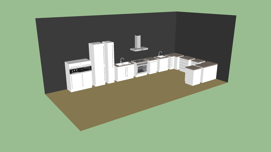 kitchen blocks 3D Warehouse