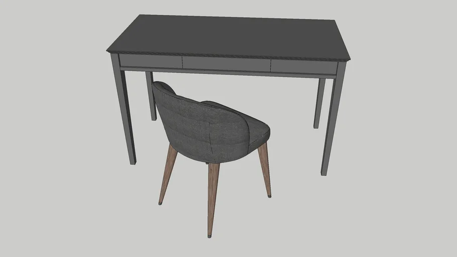 desk set 3D Warehouse
