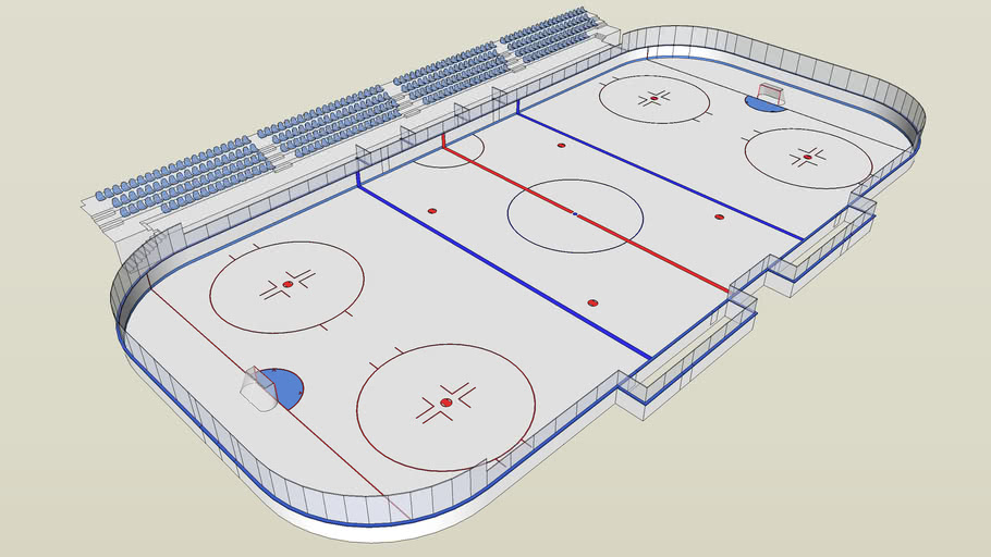 Ice Hockey Rink 3D Warehouse