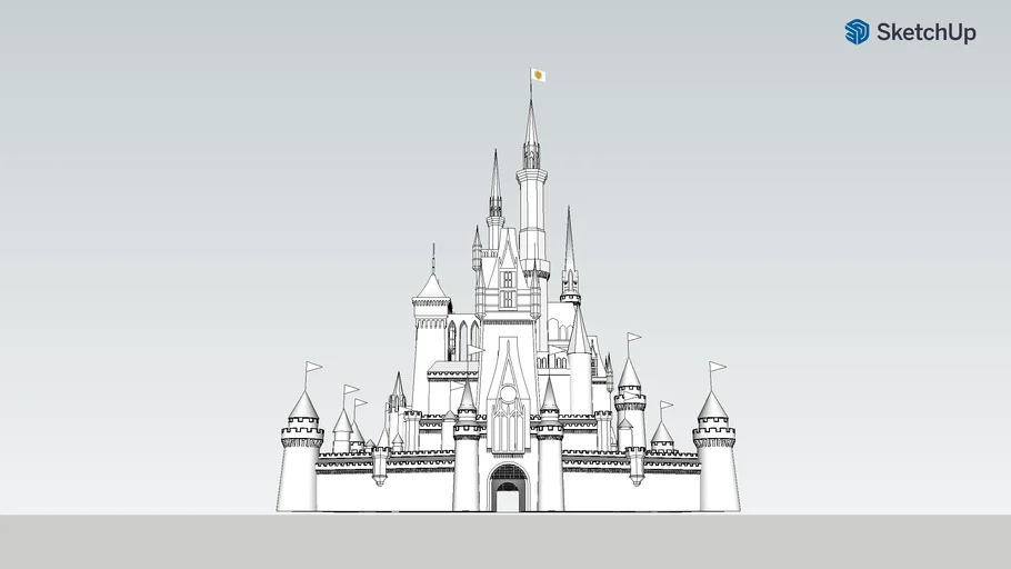 Disney 100 Castle (Sorta) | 3D Warehouse